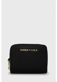 Bimba y Lola - BIMBA Y LOLA - Portfel. Kolor: czarny. Materiał: materiał. Wzór: gładki