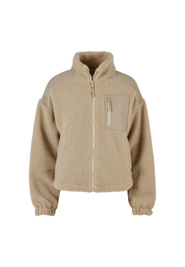 Damski polar Urban Classics. Kolor: beżowy. Materiał: polar. Sezon: zima