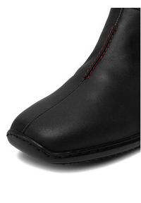 Rieker Botki L3882-00 Czarny. Kolor: czarny. Materiał: skóra