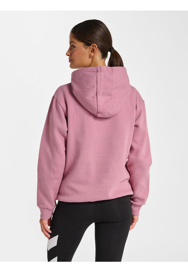 Bluza damska z kapturem Hummel Mover. Typ kołnierza: kaptur. Kolor: fioletowy. Materiał: polar. Sezon: zima