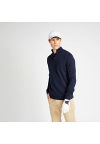 INESIS - Sweter do golfa wiatroszczelny MW500 męski. Typ kołnierza: golf. Materiał: poliester, materiał, bawełna. Sport: golf #1