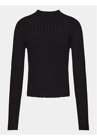 Brave Soul Sweter LK-608LLOYDBLK Czarny Regular Fit. Kolor: czarny. Materiał: wiskoza #2