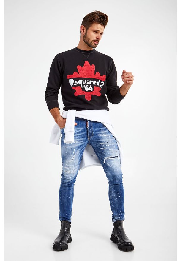 BLUZA DSQUARED2. Długość: długie. Wzór: nadruk