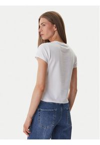 DKNY T-Shirt DJ6T1740 Biały Regular Fit. Kolor: biały. Materiał: bawełna #5