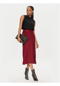 Calvin Klein Spódnica midi K20K207308 Czerwony Slim Fit. Kolor: czerwony. Materiał: syntetyk #5