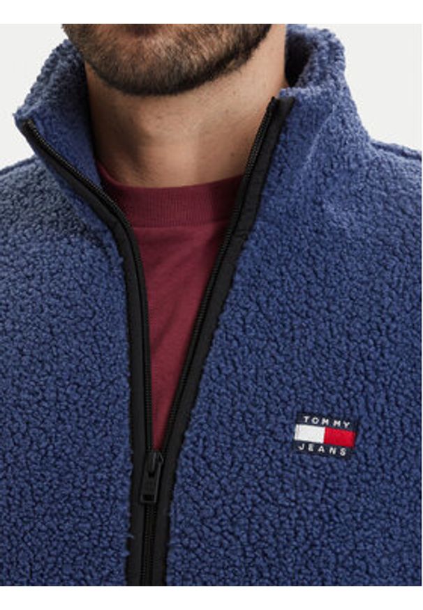 Tommy Jeans Polar DM0DM22345 Niebieski Regular Fit. Kolor: niebieski. Materiał: syntetyk