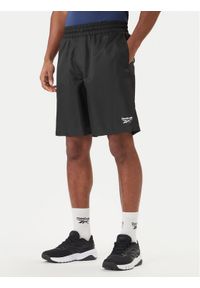 Reebok Szorty kąpielowe Brennan RK25563CCM Czarny Regular Fit. Kolor: czarny. Materiał: syntetyk #1