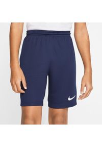 Spodnie treningowe chłopięce Nike JR Park Iii Knit. Kolor: niebieski. Długość: krótkie