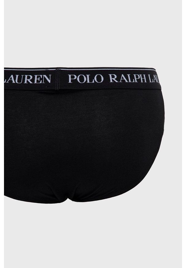 Polo Ralph Lauren Slipy (3-pack) męskie kolor czarny. Kolor: czarny