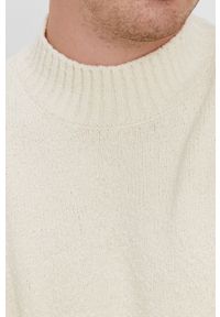Drykorn Sweter Zayn męski kolor kremowy ciepły. Okazja: na co dzień. Kolor: beżowy. Materiał: bawełna, dzianina. Długość rękawa: długi rękaw. Długość: długie. Styl: casual #3
