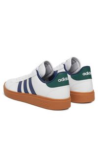 Adidas - adidas Sneakersy GRAND COURT BASE 2.0 JH8614 Biały. Kolor: biały. Materiał: skóra #4