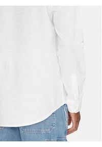 Tommy Jeans Koszula DM0DM20876 Écru Regular Fit. Materiał: len