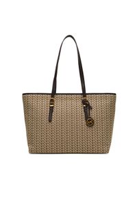 MICHAEL Michael Kors Torebka Quinn 30T5AQNT9O Brązowy. Kolor: brązowy. Materiał: skórzane