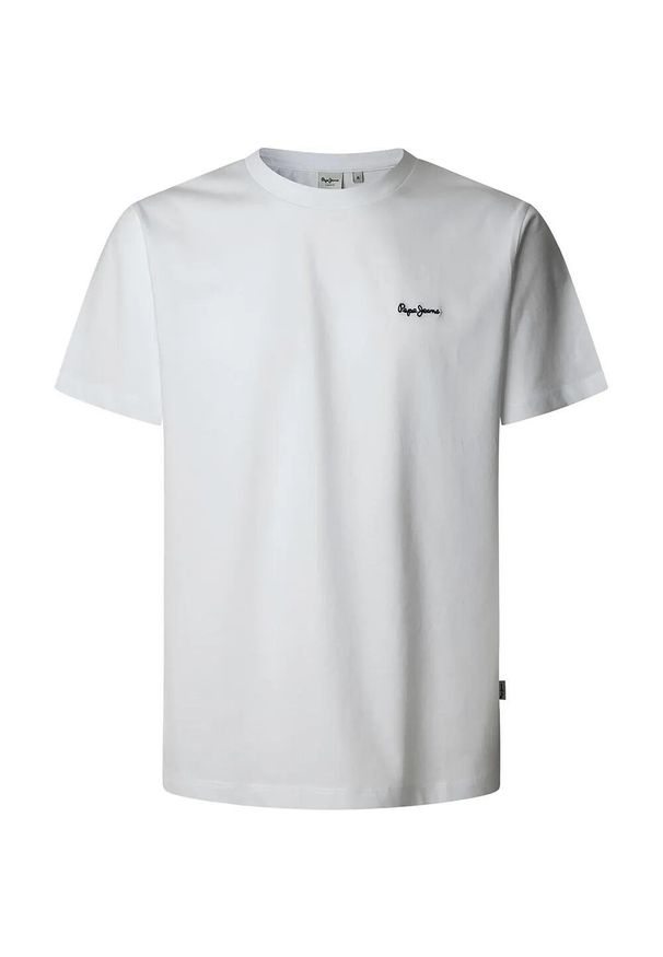 Koszulka Pepe Jeans Back Clag. Kolor: biały