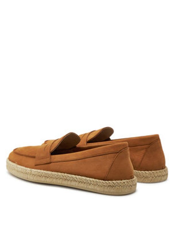 Geox Espadryle U Ostuni U36GVA 00046 C6002 Brązowy. Kolor: brązowy. Materiał: skóra
