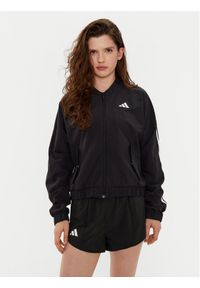 Adidas - adidas Kurtka bomber Essentials 3-Stripes JD5317 Czarny Loose Fit. Kolor: czarny. Materiał: syntetyk