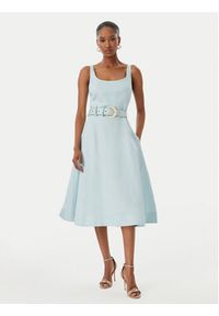 Marciano Guess Sukienka codzienna G6GK33 W1877 Turkusowy Regular Fit. Okazja: na co dzień. Kolor: turkusowy. Materiał: lyocell. Typ sukienki: proste. Styl: casual #4