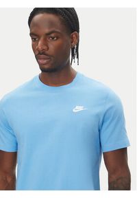 Nike T-Shirt AR4997 Niebieski Regular Fit. Kolor: niebieski. Materiał: bawełna #3
