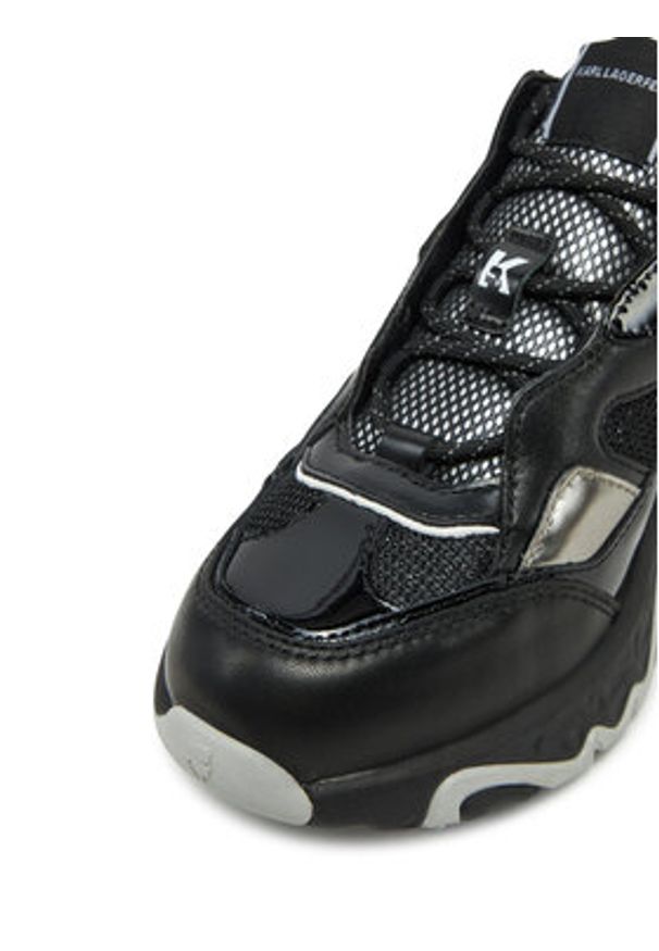 Karl Lagerfeld - KARL LAGERFELD Sneakersy Blaze KL62423M Czarny. Kolor: czarny. Materiał: skóra