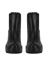 Nine West Botki WFA3374-1 Czarny. Kolor: czarny. Materiał: materiał #5