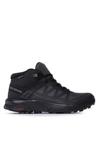 salomon - Salomon Trekkingi Outrise Mid Gtx W L47160500 Czarny. Kolor: czarny. Materiał: materiał
