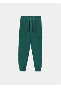 COCCODRILLO - Coccodrillo Spodnie dresowe ZC3120104ASJ Zielony Regular Fit. Kolor: zielony. Materiał: dresówka, bawełna