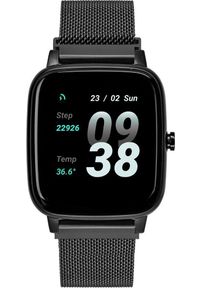Smartwatch Strand Smartwatch męski Strand S716USBBMB czarny bransoleta. Rodzaj zegarka: smartwatch. Kolor: czarny