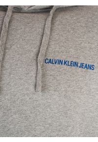 Calvin Klein Bluza | J30J313700 | Mężczyzna | Szary. Okazja: na co dzień. Typ kołnierza: kaptur. Kolor: szary. Materiał: bawełna. Wzór: nadruk. Styl: casual