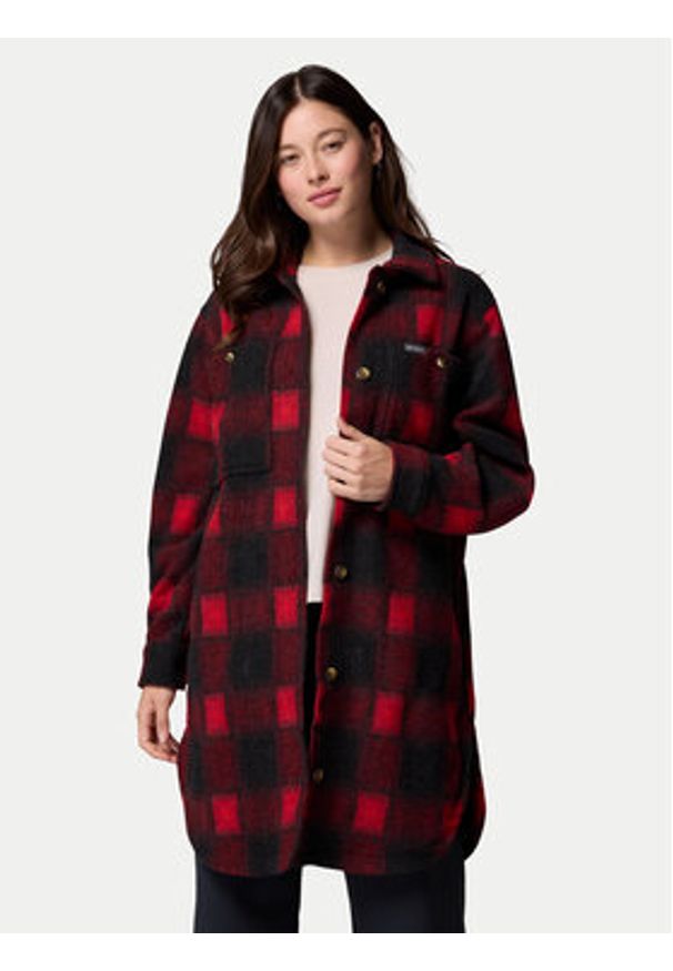 columbia - Columbia Kurtka przejściowa Wildest Venture™ 2136171 Bordowy Loose Fit. Kolor: czerwony. Materiał: syntetyk