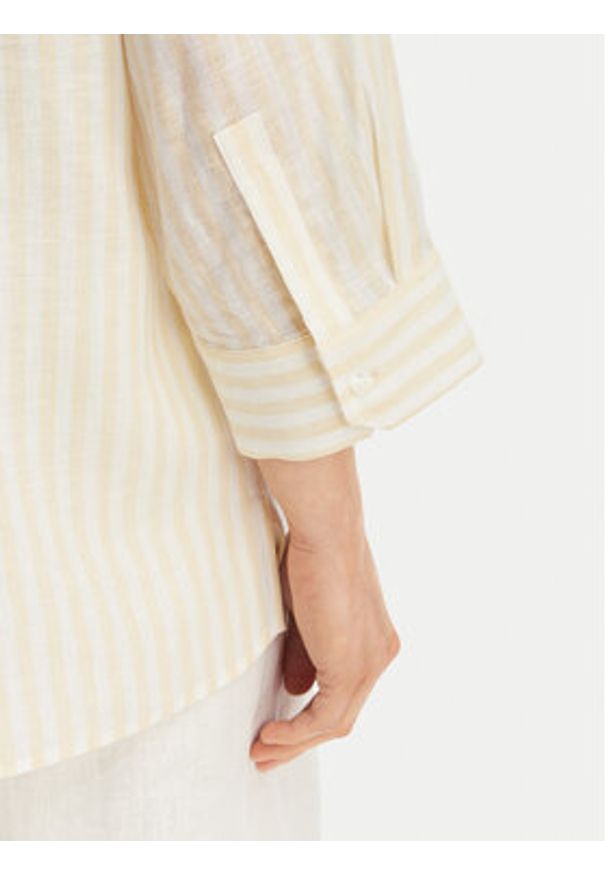 Weekend Max Mara Koszula Panetto 2615111102 Żółty Relaxed Fit. Kolor: żółty. Materiał: len