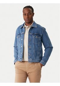Tommy Jeans Kurtka jeansowa DM0DM22635 Niebieski Regular Fit. Kolor: niebieski. Materiał: bawełna #1