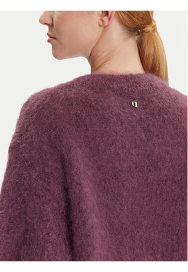 Dixie Sweter M277Y101A Fioletowy Relaxed Fit. Kolor: fioletowy. Materiał: syntetyk