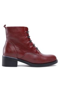 Lasocki Trzewiki WI23-KANAN-06 Bordowy. Kolor: czerwony. Materiał: skóra #3
