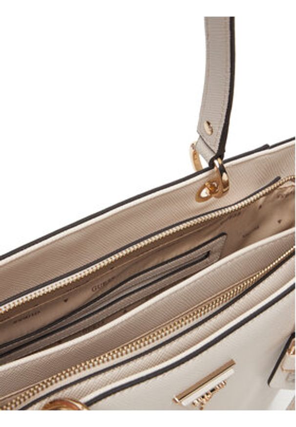 Guess Torebka Noelle II HWZG96 72250 Écru. Materiał: skórzane