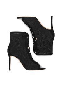 Eva Minge Botki EO-SASHA-LT18006-205 Czarny. Kolor: czarny. Materiał: materiał #7
