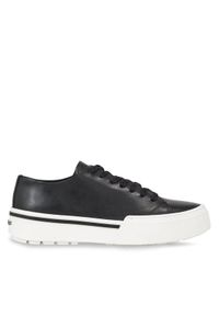 Calvin Klein Sneakersy Low Top Lace Up HM0HM01177 Czarny. Kolor: czarny. Materiał: skóra #1