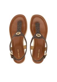 MICHAEL Michael Kors Espadryle Val Thong Wedge 40S6VAMS1B Brązowy. Kolor: brązowy. Materiał: skóra #2