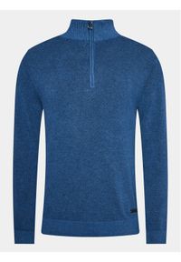 Pierre Cardin Sweter 50612/000/5041 Niebieski Regular Fit. Kolor: niebieski. Materiał: bawełna #1