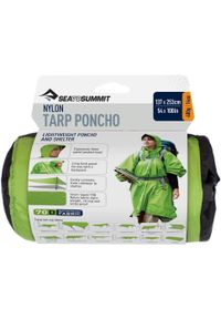 Poncho SEA TO SUMMIT 70D Nylon Tarp. Kolor: zielony. Materiał: nylon