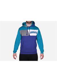 Bluza sportowa męska Mitchell & Ness Charlotte Hornets. Typ kołnierza: kaptur. Kolor: fioletowy, wielokolorowy