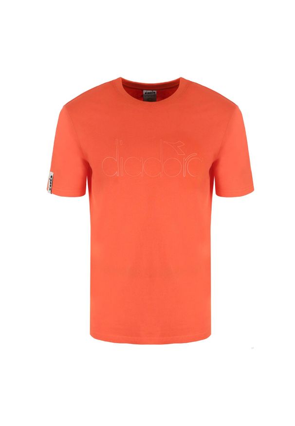 Diadora - Koszulka męska DIADORA T-SHIRT SS DIADORA HD. Kolor: pomarańczowy