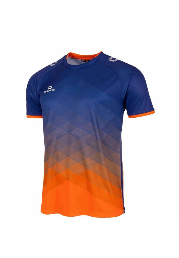 STANNO - Jersey Stanno Altius. Kolor: wielokolorowy, niebieski, pomarańczowy. Materiał: jersey. Sport: piłka nożna