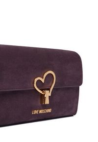 Love Moschino - LOVE MOSCHINO Torebka JC4327PP0NKX0650 Fioletowy. Kolor: fioletowy. Materiał: skórzane #4