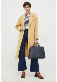 Pepe Jeans jeansy Willa Tripple damskie high waist. Stan: podwyższony. Kolor: niebieski #3