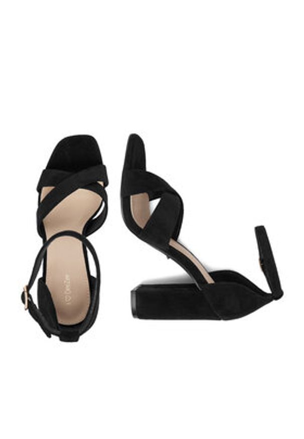 DeeZee Sandały CEO-9988 Czarny. Kolor: czarny. Materiał: materiał