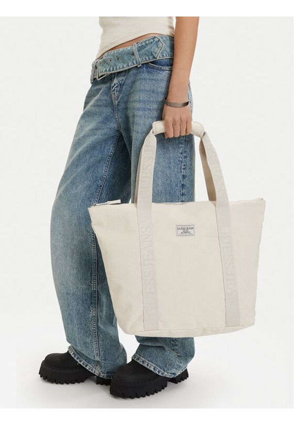Guess Jeans Torebka CWBEO-GUESS-B-016-09 Écru. Kolor: kremowy