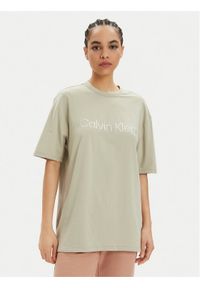 Calvin Klein Underwear T-Shirt 000QS7069E Zielony Relaxed Fit. Kolor: zielony. Materiał: bawełna