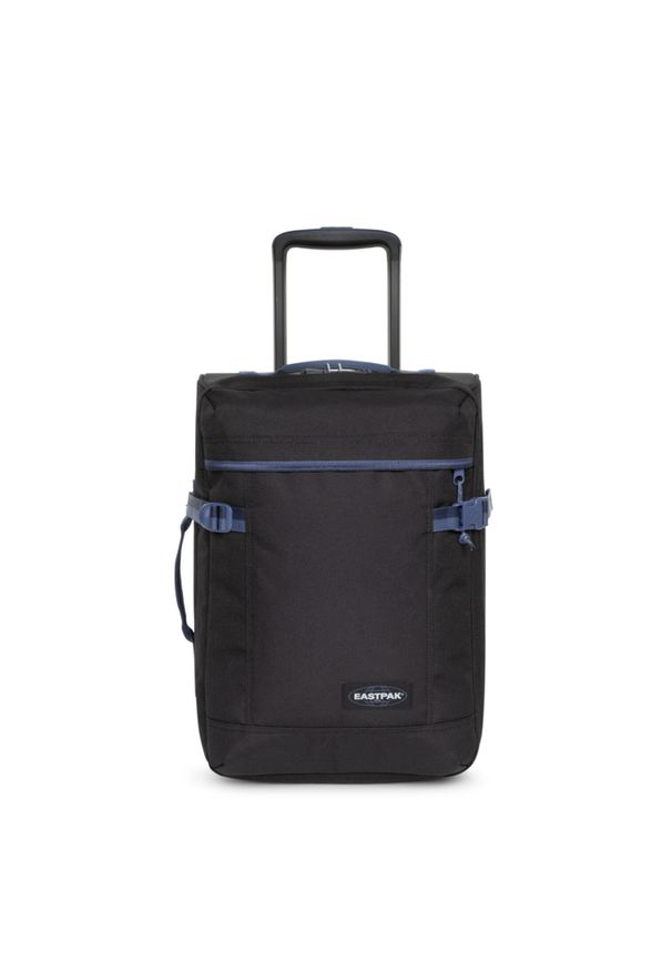Walizka kabinowa na 4 kółkach z 2 głównymi przegrodami Eastpak. Kolor: czarny. Styl: elegancki