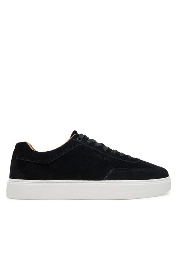 Calvin Klein Sneakersy Clean Cup Low Laceup Oxf Su HM0HM01880 Czarny. Kolor: czarny. Materiał: skóra