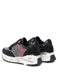 Liu Jo Sneakersy Maxi Wonder 20 BF3009 PX052 Czarny. Kolor: czarny. Materiał: zamsz, skóra #4